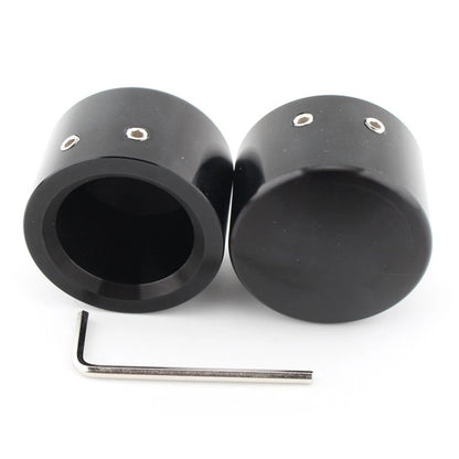 Front Wheel Axle Nut Cap for Harley Softail EFI FXSTI (2007-2017) Black