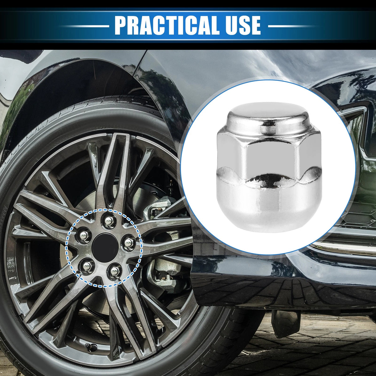20 Pcs Wheel Lug Nuts M14x1.5 for Honda Odyssey Honda Pilot