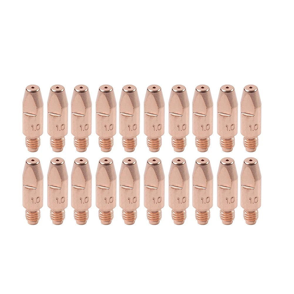 20 x MIG Welding Torch Contact Tips 1.0mm for 24KD Mig Welding Gun