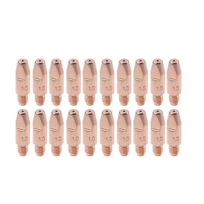 20 x MIG Welding Torch Contact Tips 1.0mm for 24KD Mig Welding Gun