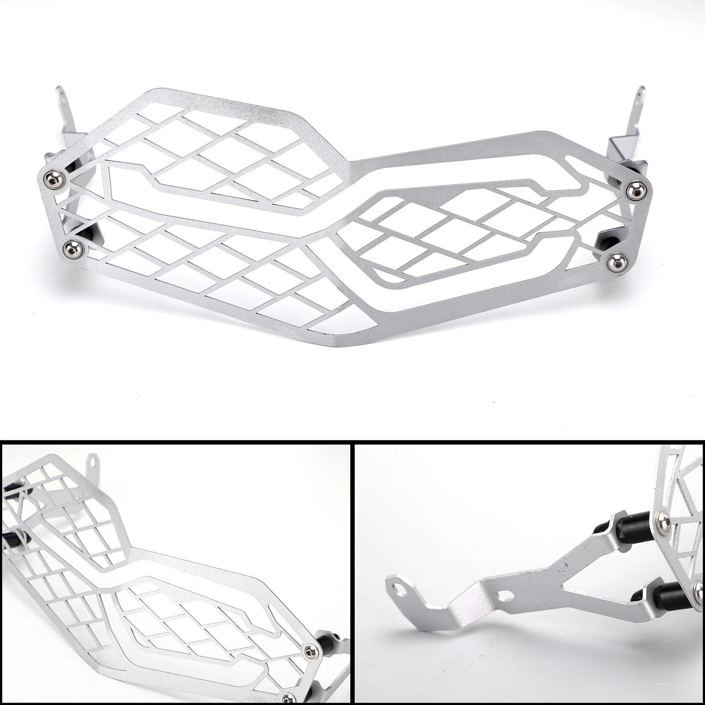 Headlight Guard Grille Silver for BMW F750GS F850GS (2018-2021)
