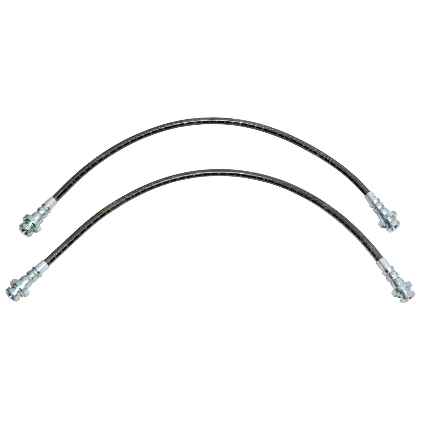 Extended Rear Braided Brake Hose Lines for Nissan Navara D40 4wd Ute