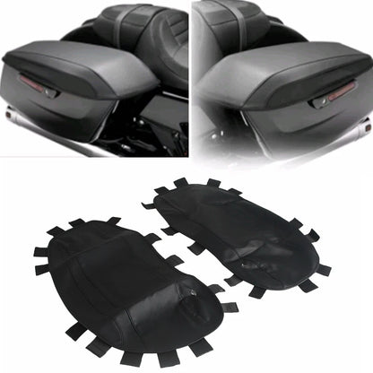 Leather Side Saddlebag Lid Covers for Harley CVO Road Glide FLTRXSE (2023)