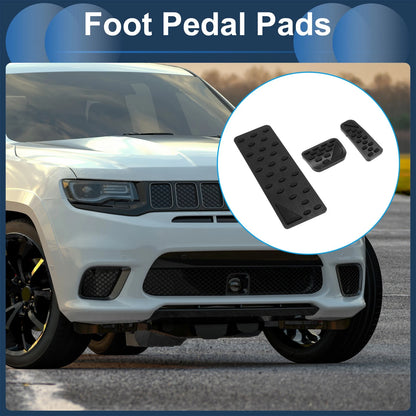 3 Pcs Automatic Foot Accelerator Pedal Covers for Jeep Grand Cherokee (2023)