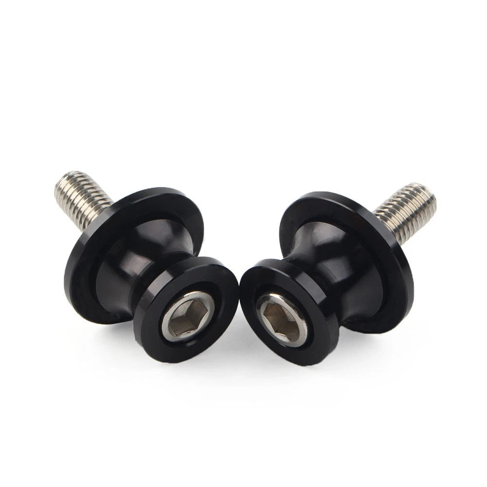 Swingarm Spools 8MM for KAWASAKI ZX6R (2012-2021) - Black CNC Slider Screws