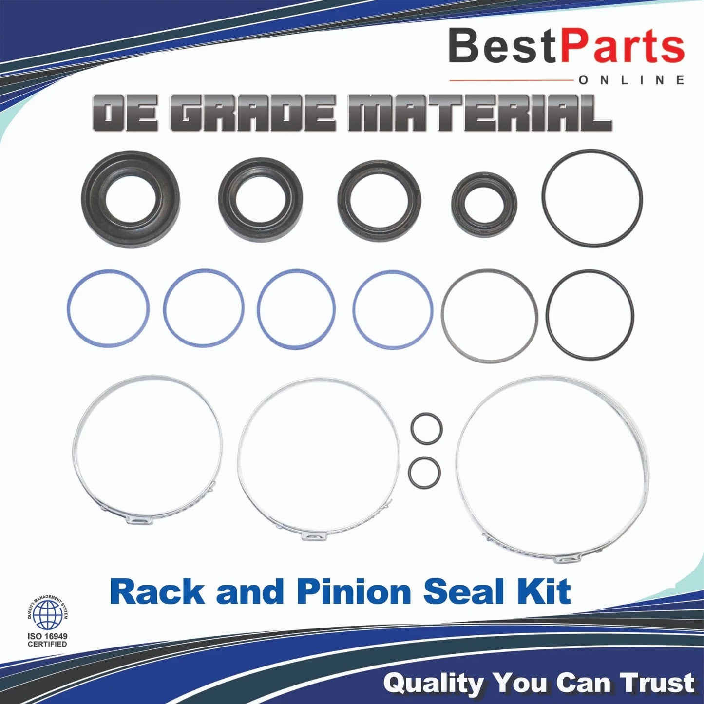 Power Steering Rack and Pinion Seal Kit for Acura RSX (2002–2005)