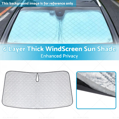 6 Layer UV Protection WindScreen Sun Shade for MG ZS / ZST (2021-2024)