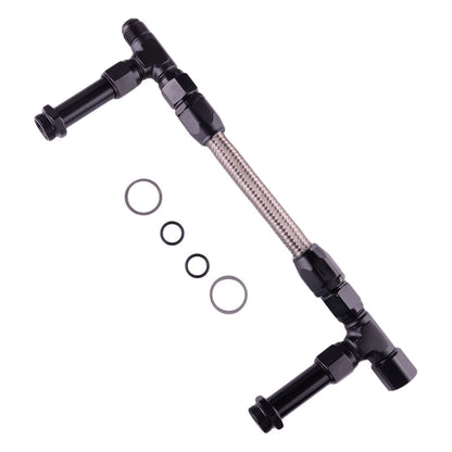 Braided Dual Feed Carb Fuel Line for 4150 Holley Dominator Carburetor