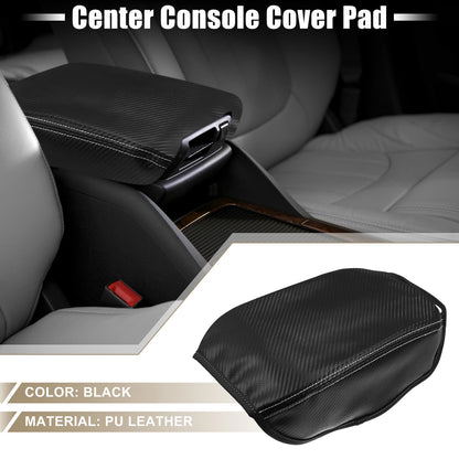 Center Console Pad Armrest Seat Box Cover Black for Jeep Wrangler JL/JLU (2018-2023)