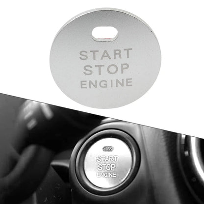 Silver Engine Start Push Button Cover Trim for Mazda 3 6 Atenza CX-5 (2014-2023)