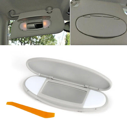 Sun Visor Vanity Mirror Cover for BMW MINI Cooper R55 R56 R58 R60 (2007-2014)