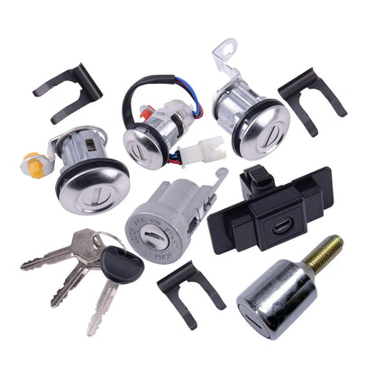 Door Lock Cylinder Key Set for Mitsubishi Pajero Montero (1990-2004)