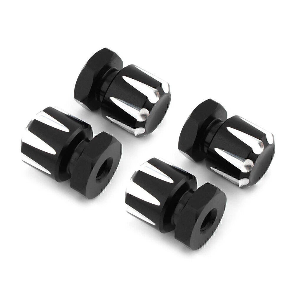 4 x Mounting Nuts Bolts for Harley Road King, Road Glide, Softail, Fat Boy