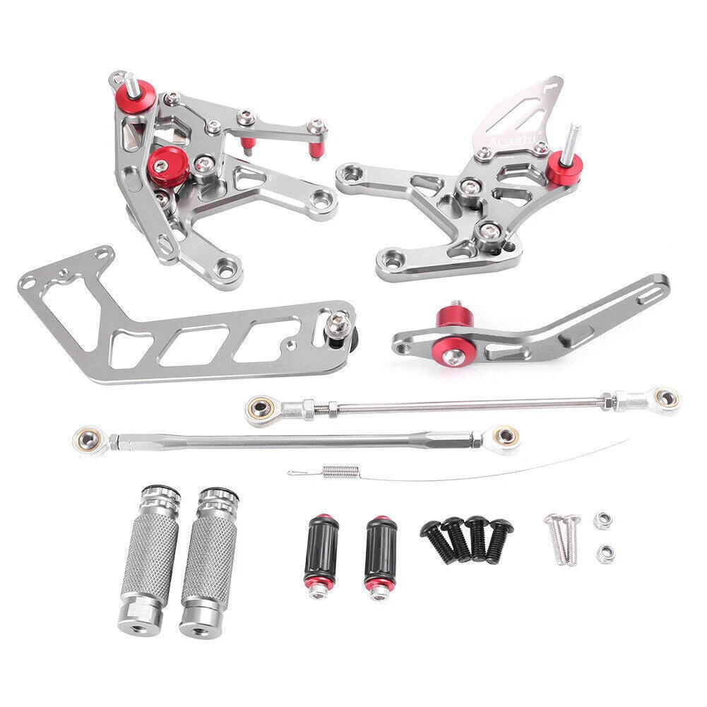 CNC Adjustable Rearset Footpegs for Yamaha MT-10, FZ-10 (2016-2017)