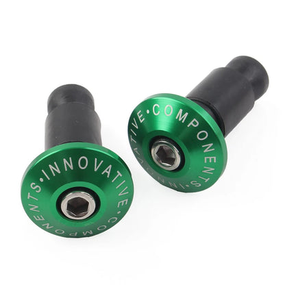CNC 7/8" Handlebar End Weights Grips Cap Plugs for Dirt Bike Motor Green