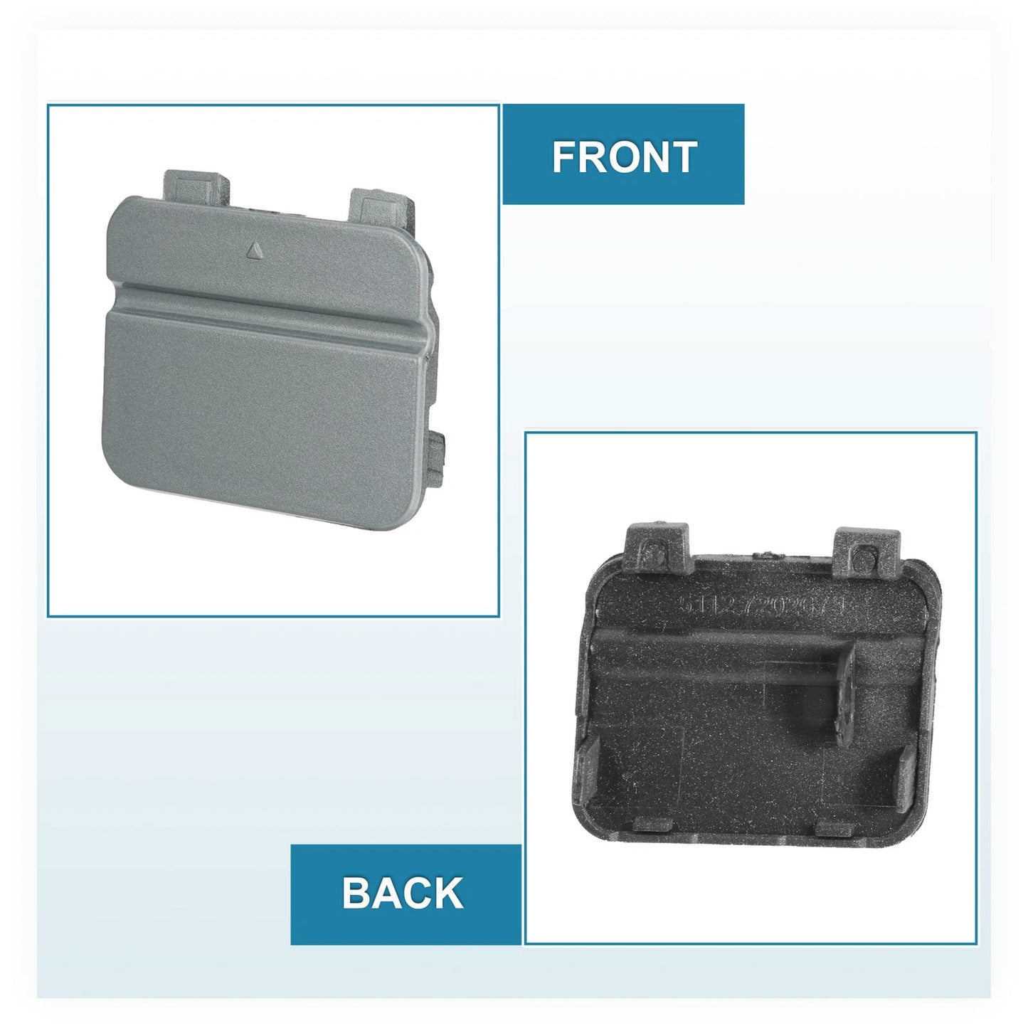 Rear Bumper Tow Hook Cover for BMW 3 Series E90 E91 (2009-2012) Gray