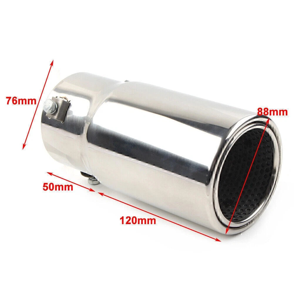 Stainless Steel Rear Exhaust Pipe Tip for Toyota Prado (2008-2021)
