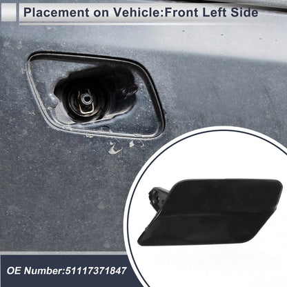 Bumper Headlight Washer Nozzle Cover for BMW 335i (2007-2013) Unpainted