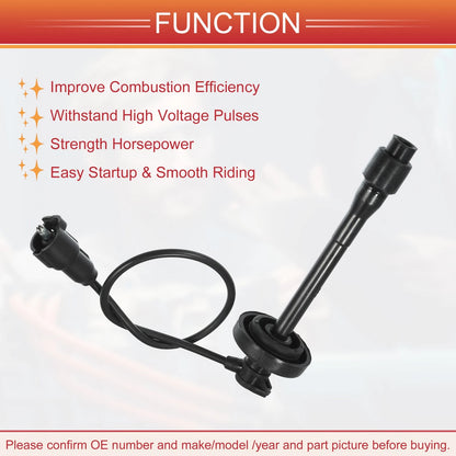 4pcs Ignition Coil Spark Plug Wire Cable for Toyota Corolla, Chevrolet Prizm