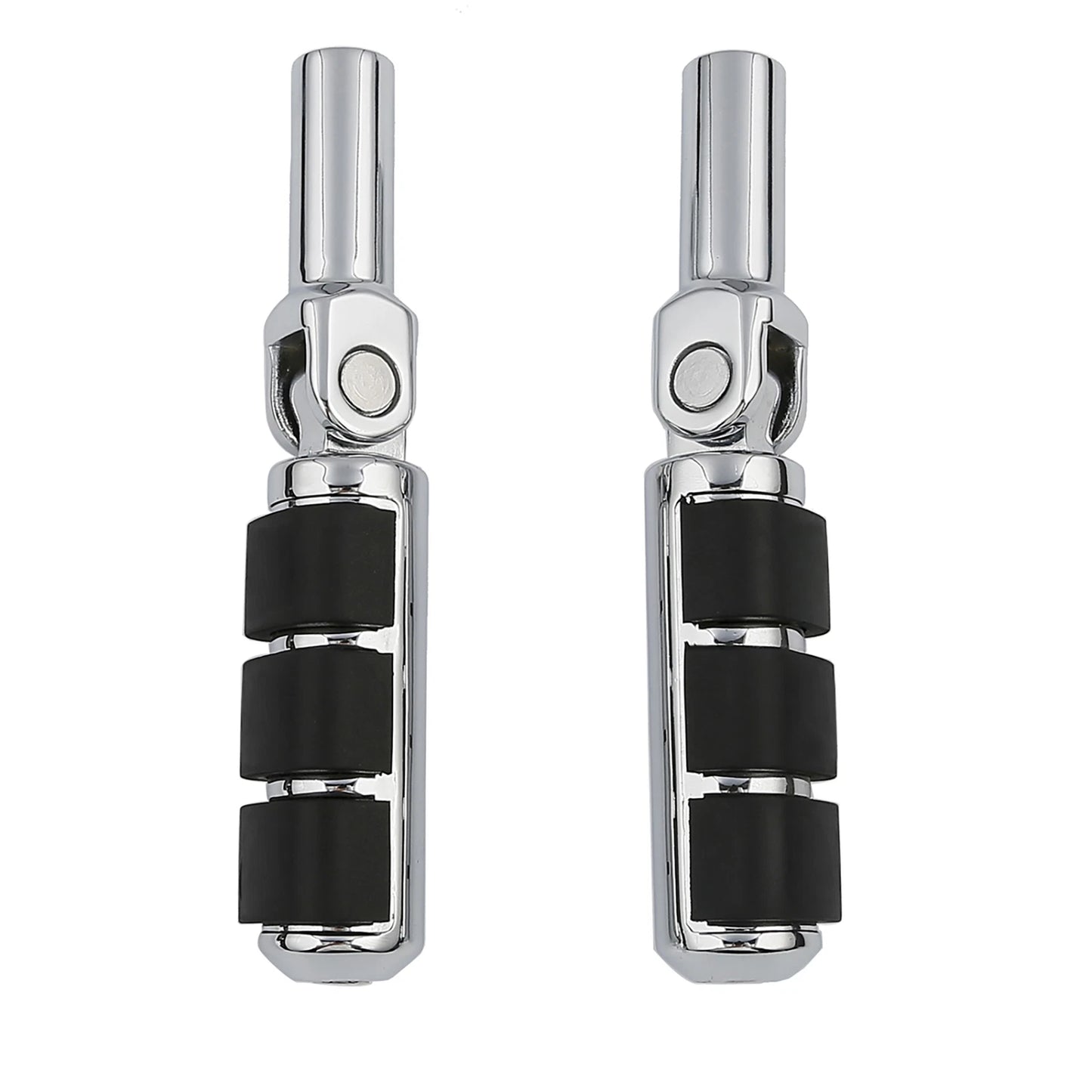 Slim Chrome Rear Foot Pegs Mount for Harley Softail Cross Bones (2008-2017)