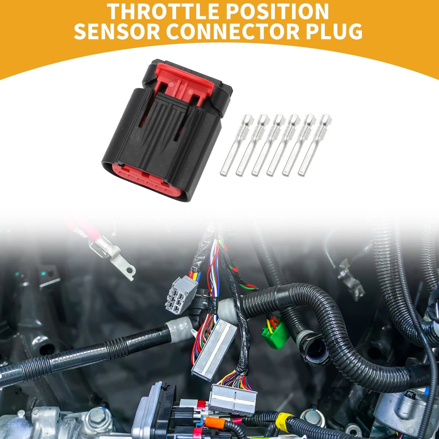 6 Pin Throttle Position Sensor Connector for Ford
