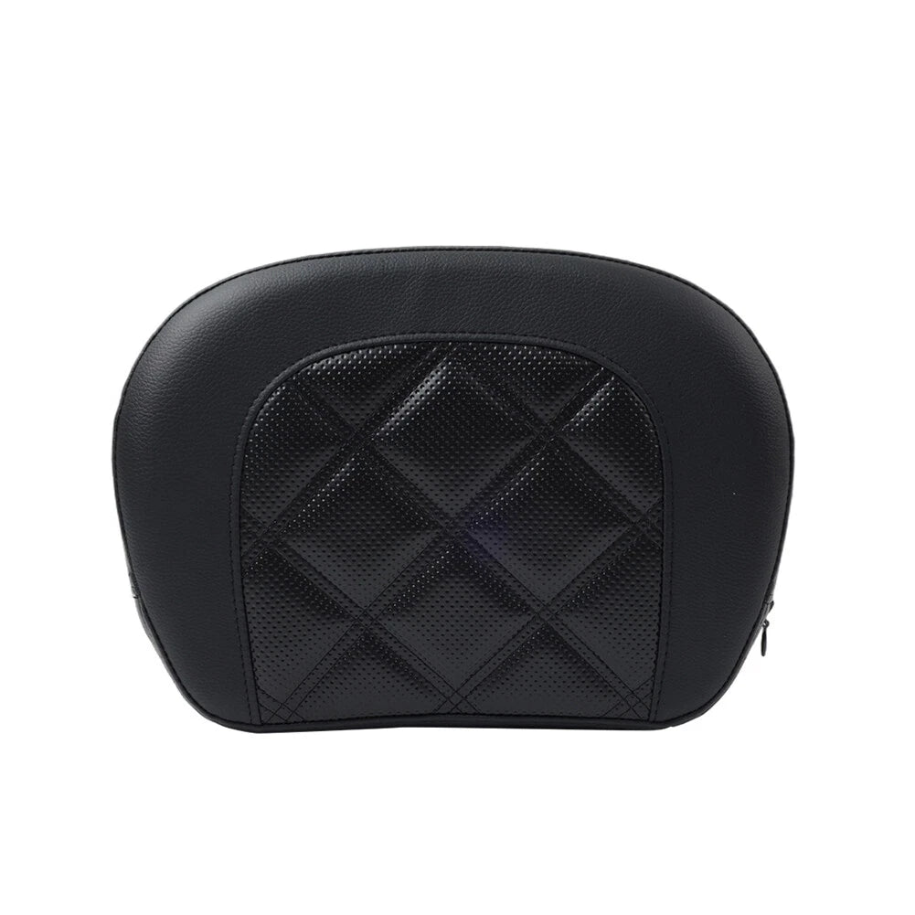 Black Stitching Sissy Bar Backrest Pad for Harley Street Glide (2014-2023)