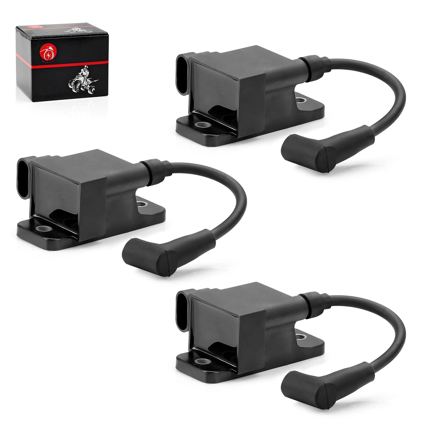 3Pcs Outboard Ignition Coil CDM Module for Mercury MerCruiser 4Pin
