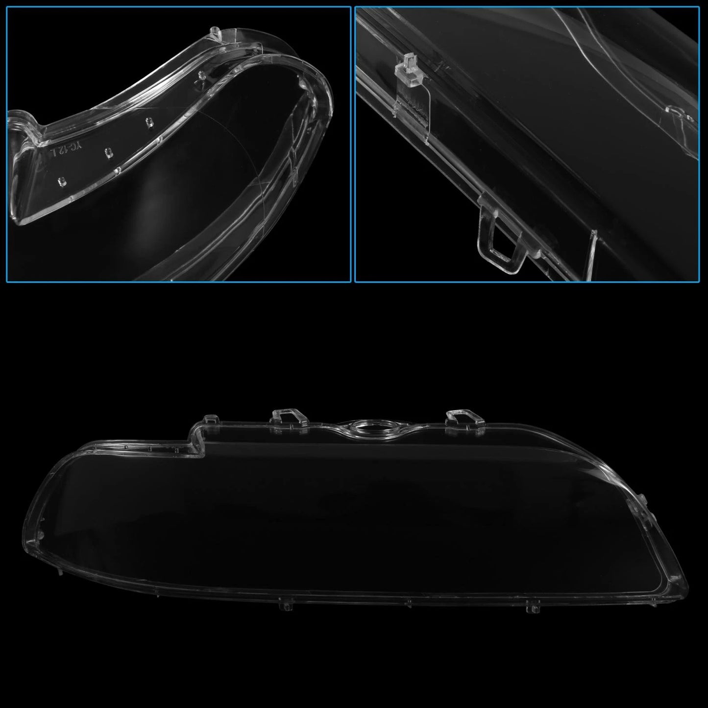 Headlight Lens Covers for BMW E39 525i 528i (1996-2003) - 1 Pair