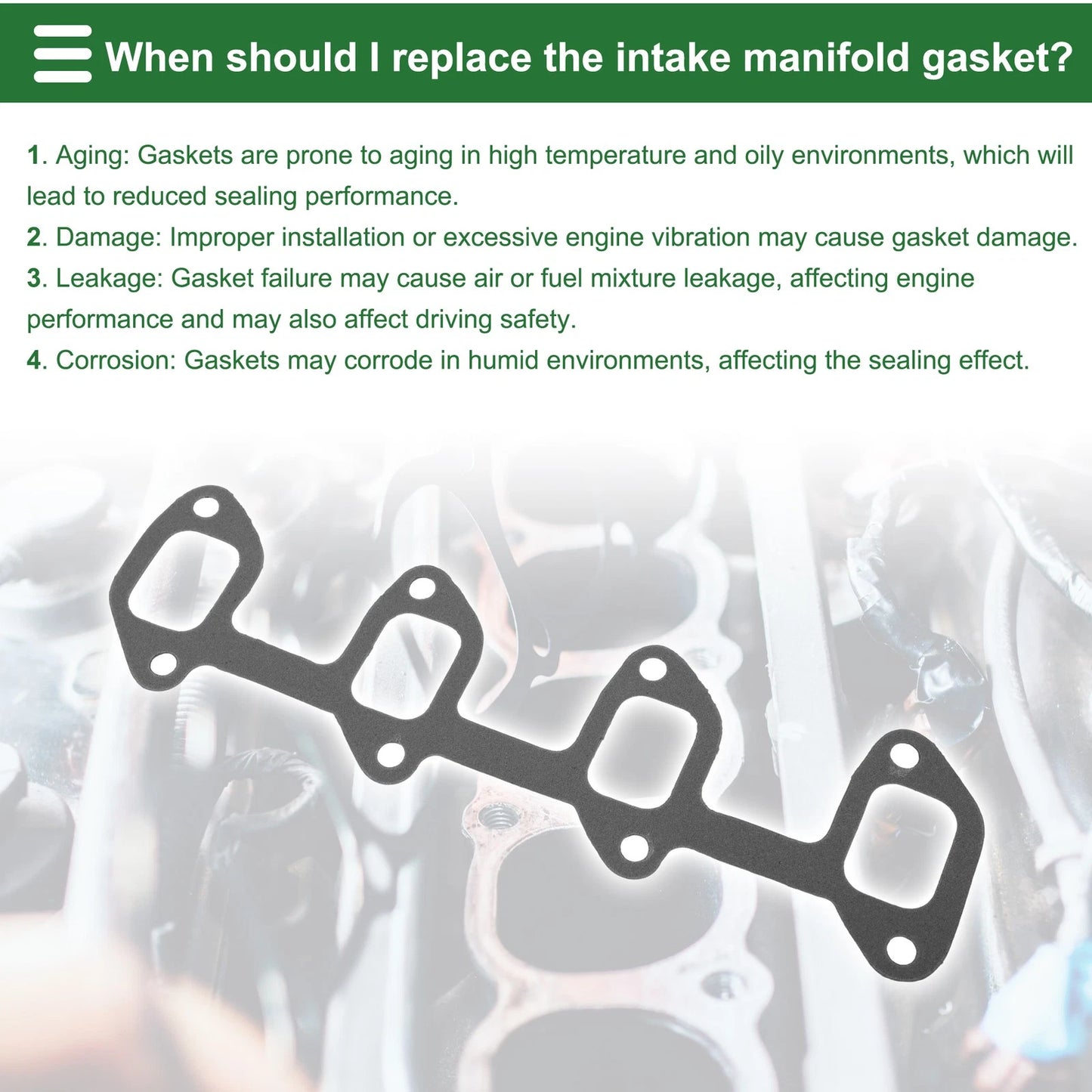 Intake Manifold Gasket for Toyota Hiace IV Van (1989-2004)
