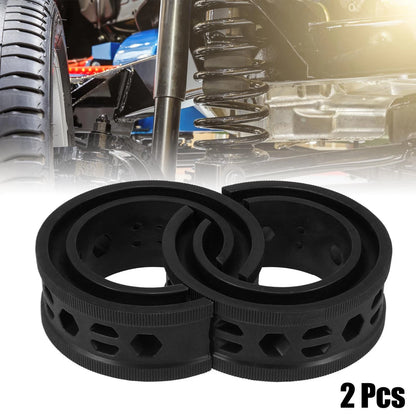 Black Universal C-Type Coil Spring Rubber Buffer for Ford/Chevy