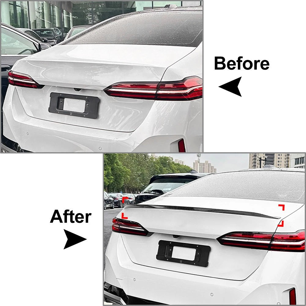 Glossy Black Rear Trunk Spoiler Wing for BMW 5 Series i5 (2024+)