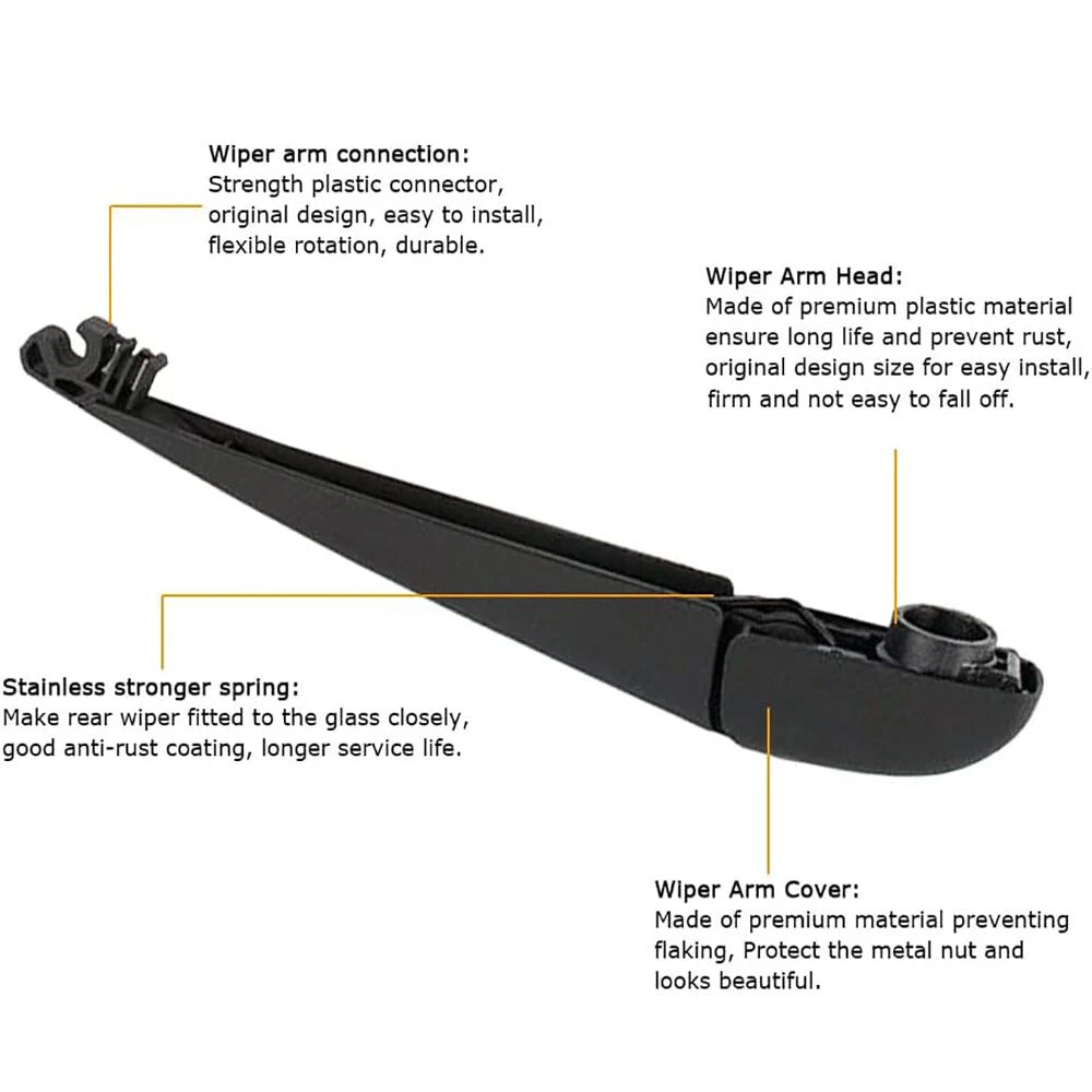 Rear Wiper Arm Blade Set for 2011-2018 Jeep Grand Cherokee (2011-2018)