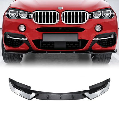 Front Lower Spoiler Lip Splitter Kit for BMW X6 F16 (2015-2019)