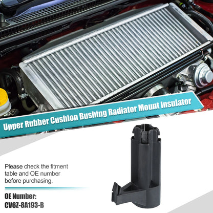 2 x Upper Radiator Insulator Mount Brackets for Ford Focus (2012-2018)