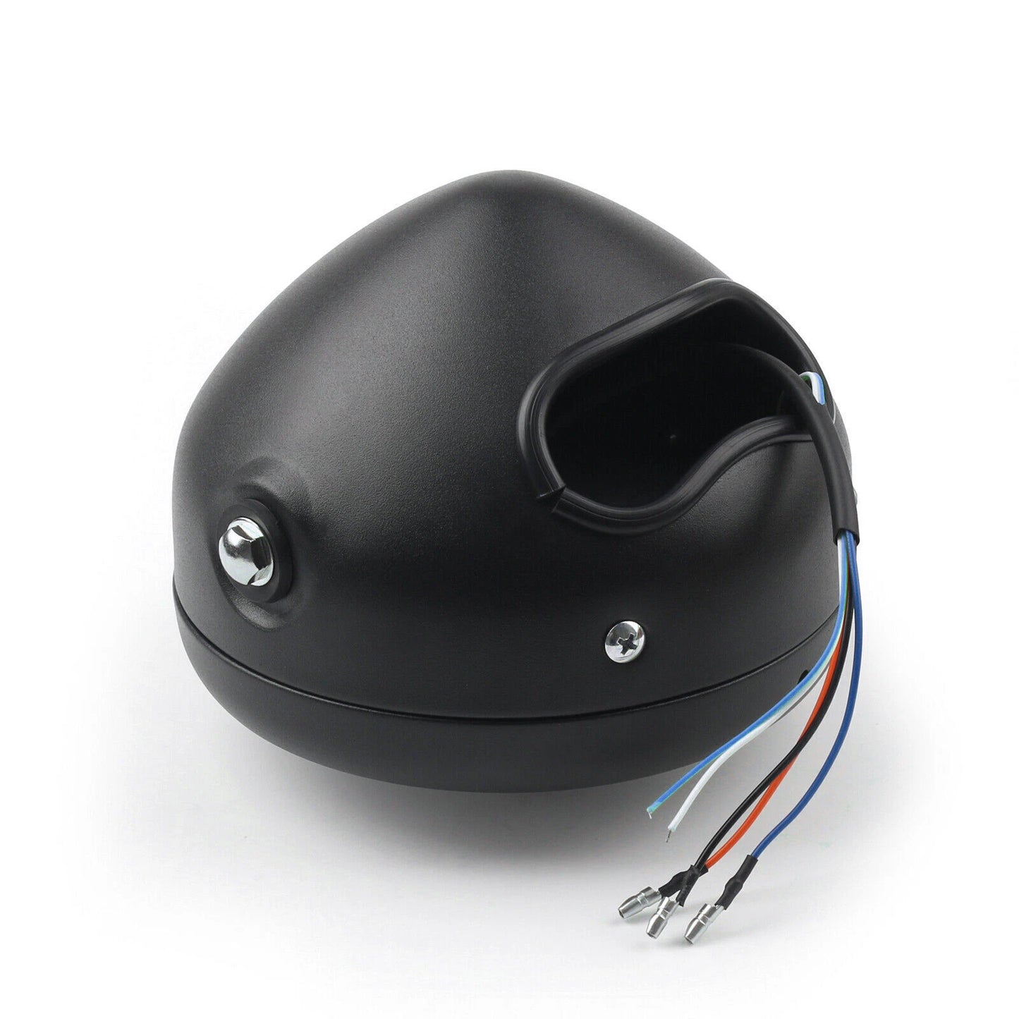 6.5" Headlight Hi/Lo w/ Blue Halo Light for Universal Motorcycle