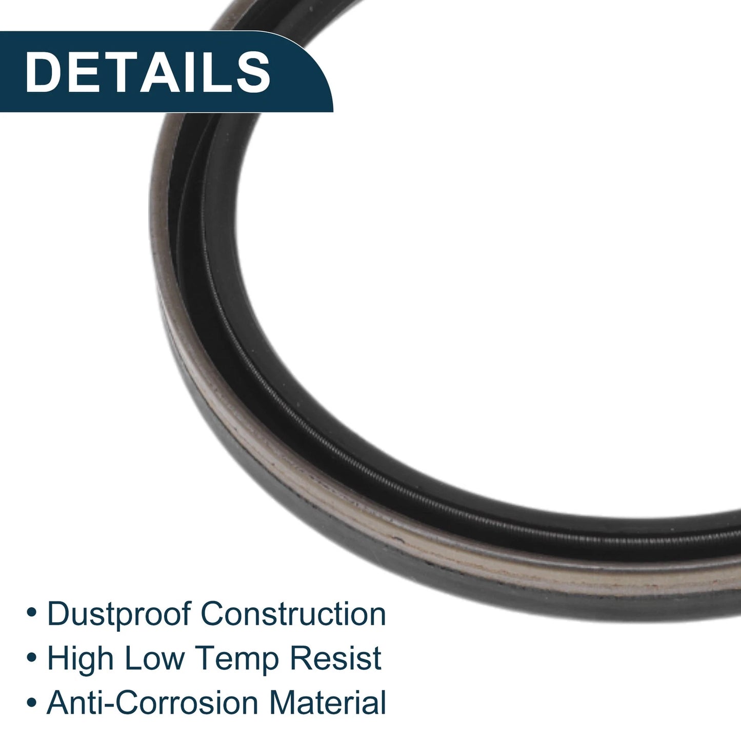 Rear Crankshaft Oil Seal for Ford F-150 (1996-2007) - Engine Main Seal 1 x Seal