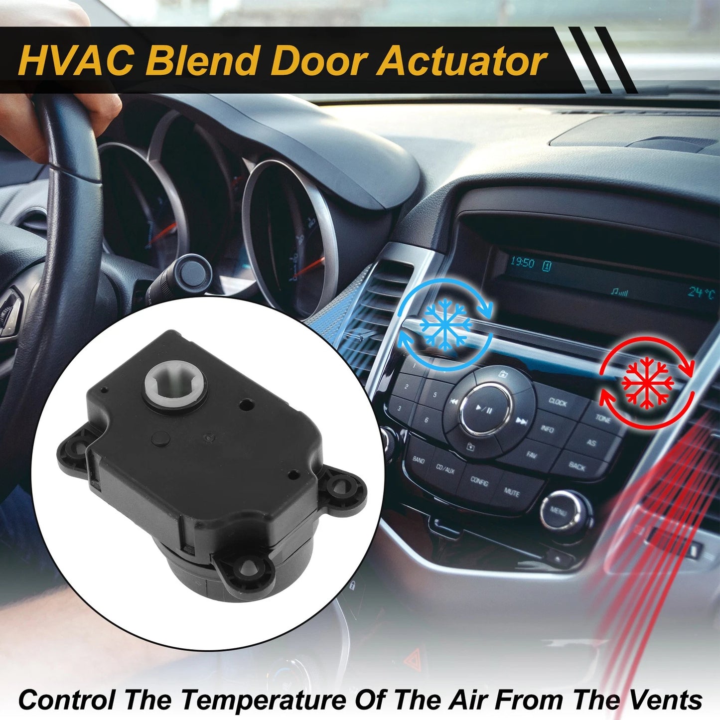 HVAC Heater Blend Door Actuator for Buick Encore (2013–2019)