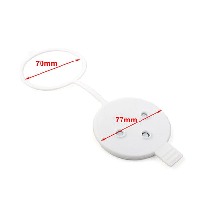 White Windshield Washer Fluid Container Cap for Mercedes 1973-1974