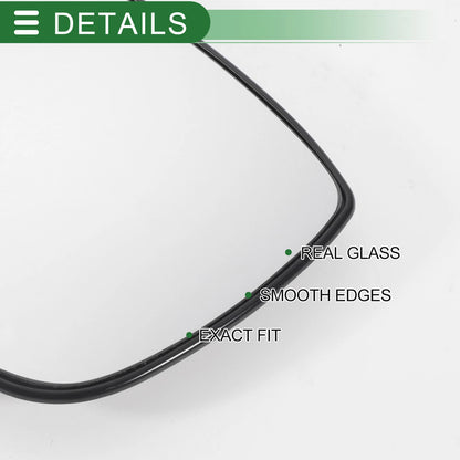 Right Side White Convex Heated Mirror Glass for Ford Ka (2016-2021)