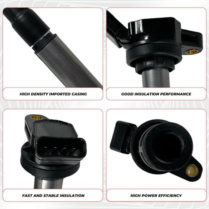 4 x Ignition Coils & Spark Plugs for Toyota Scion xD (2008-2014)