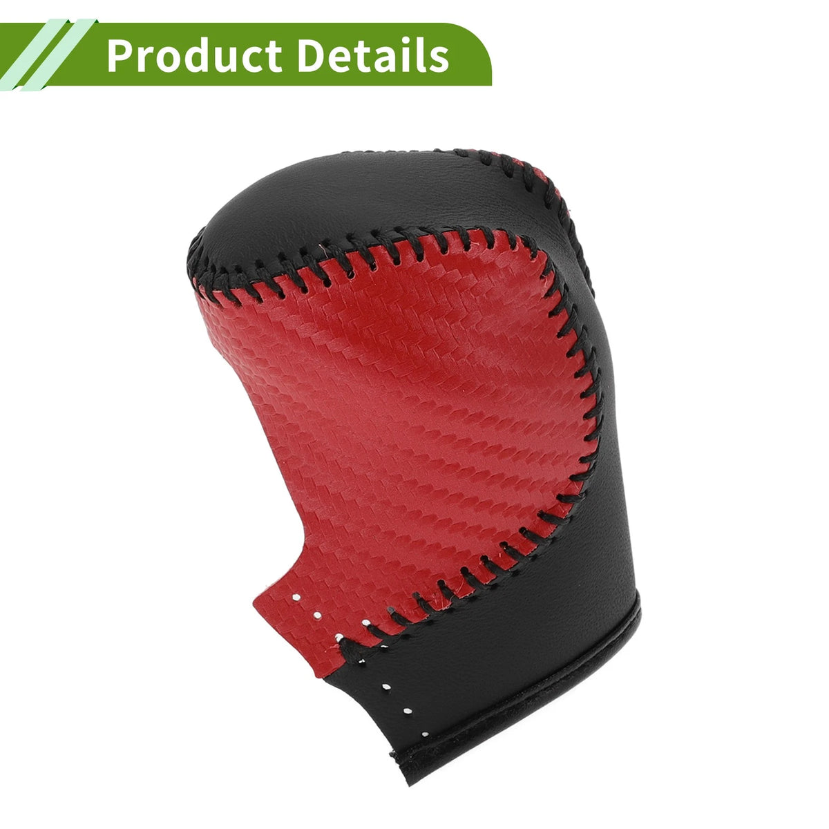 Red Carbon Fiber Gear Shift Knob Cover for Honda Accord