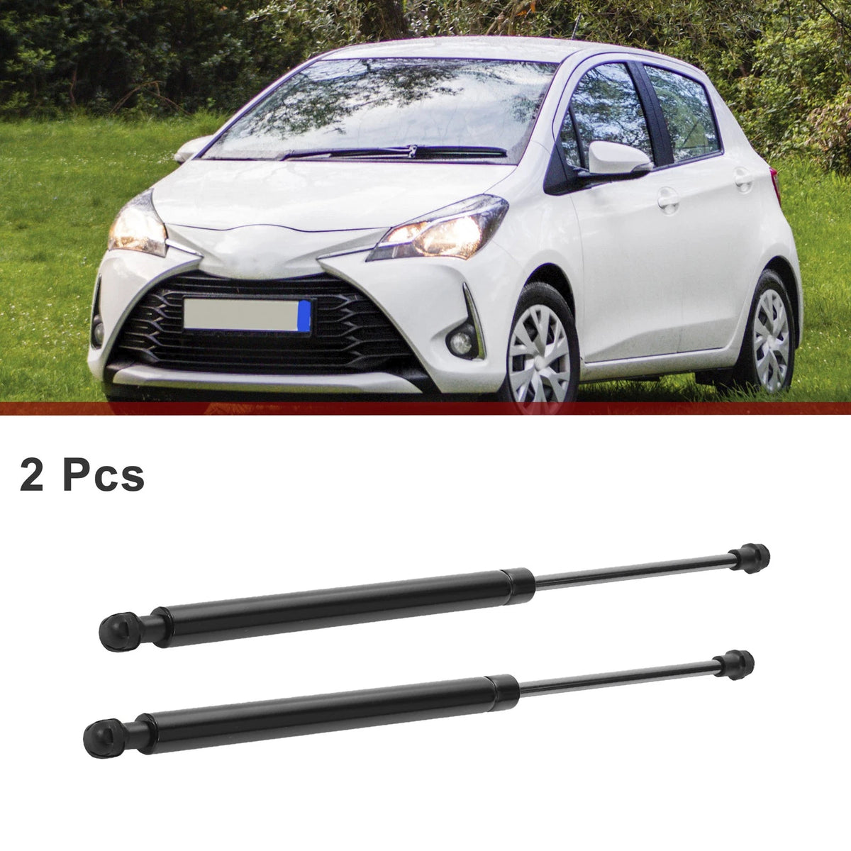 2 x Rear Hatch Lift Supports Struts Gas Spring for Toyota Yaris (2012–2017)