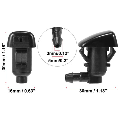 4 x Front Windshield Washer Nozzles for Jeep Grand Cherokee (2005-2016)