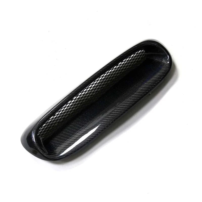 REAL Carbon Fiber Hood Scoop Vent Trim Ventilation Kit Fit for Mini Cooper S R53