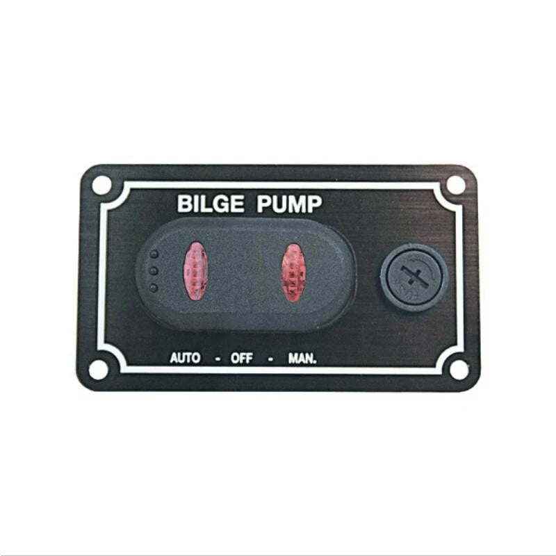 Bilge Pump Switch Panel Horizontal Control for Boats Marine