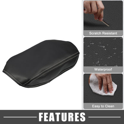 Center Console Cover Pad for Subaru Forester (2019-2023) Black Gray