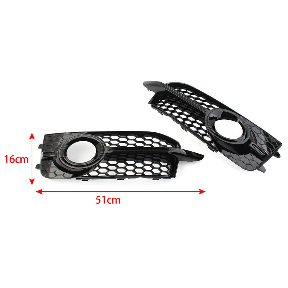 Honeycomb Fog Light Grille Cover for Audi A1 S1 (2010-2014)