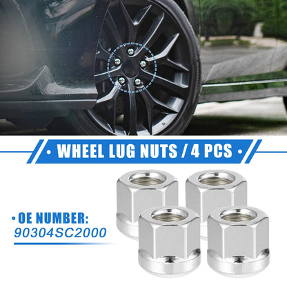 4 x M12x1.5 Wheel Lug Nuts for Honda Accord Civic Insight CRX (2000-2005)