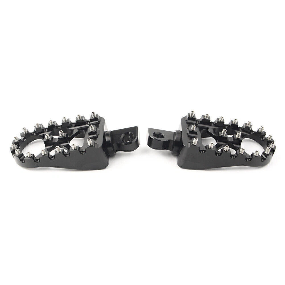 Wide Foot Pegs MX Style for Harley Dyna Sportster Iron 883 Fatboy (2004-2023)