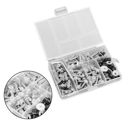 158 Piece Silver Aluminium Fairing Screw Trim Bolts Set for F2
